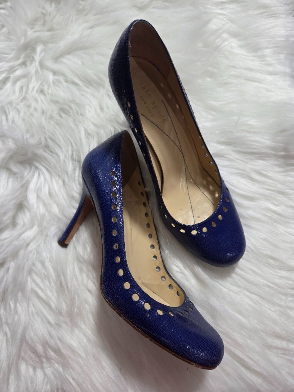 Kate Spade Blue Heels